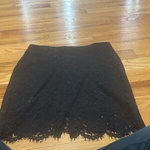 Banana Republic Black Lace Pencil Skirt